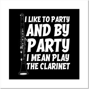 Funny Clarinet Player Posters and Art